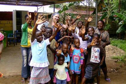 Volunteering at the Children Center in Ghana