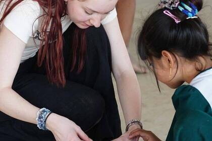 Arbeit mit Schülern beim Tierschutz 