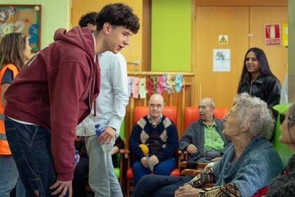 Volunteer bei der Arbeit