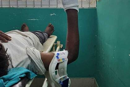 Patient wird behandelt