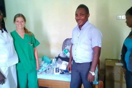 Voluntary service at the hospital in Ghana
