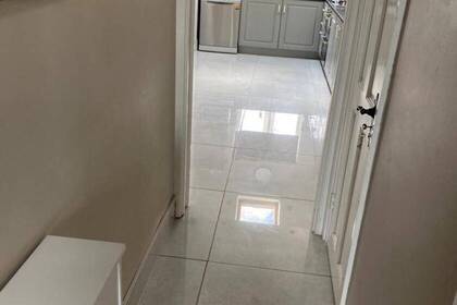 Flur und Küche einer Gastfamilie in Irland