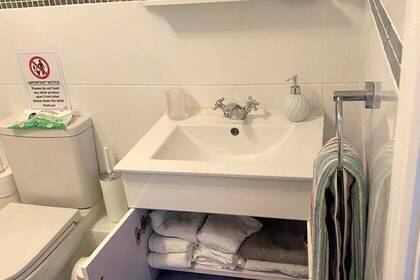 Badezimmer Gastfamilie Auslandspraktikum Irland