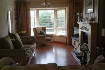 Wohnzimmerbereich Unterkunft Praktikum Irland