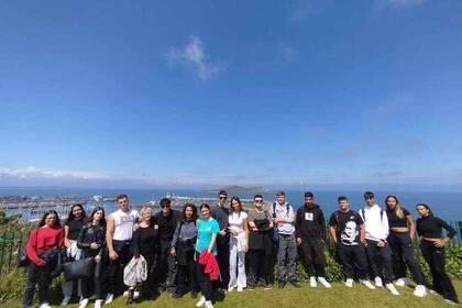 Gruppenfoto in Irland