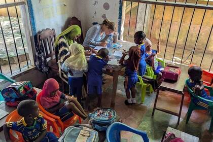 Klassenzimmer in Tansania 