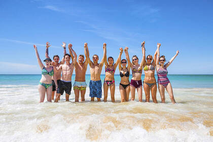 Gruppenbild am Bondi Beach