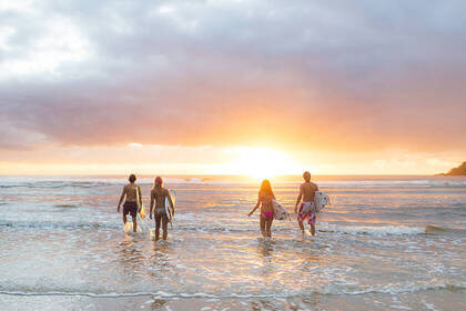 Australien Surfen am Strand