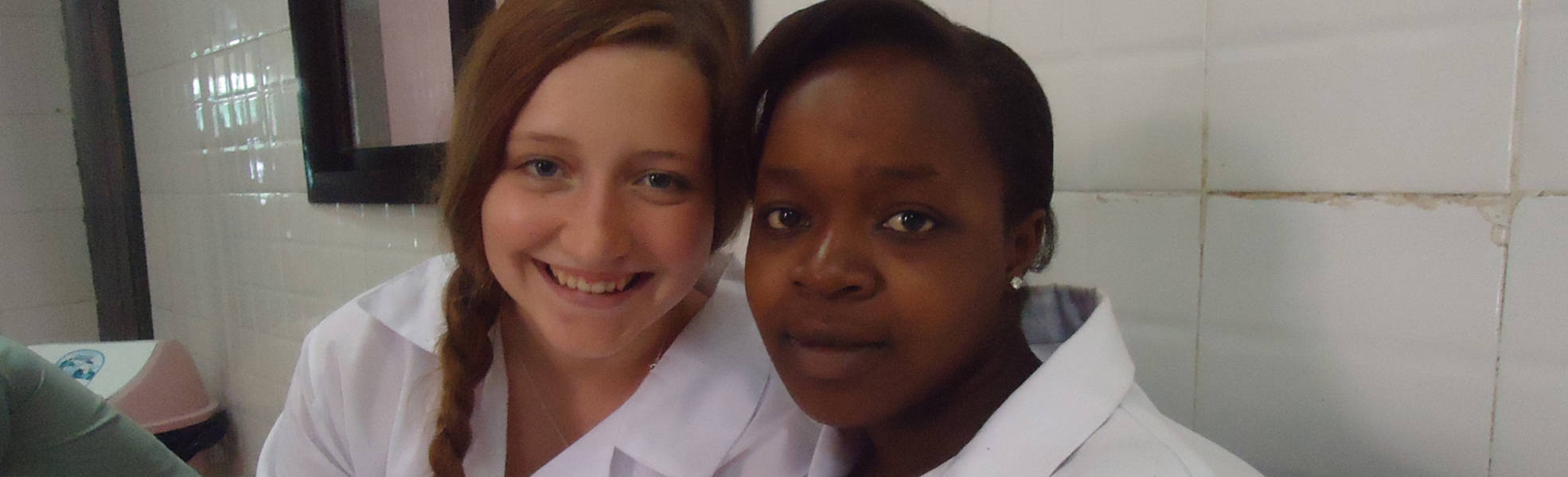 Orientation or nursing internship in the hospital in Zanzibar