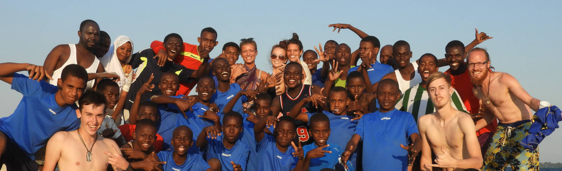 Volunteering as football coach on Zanzibar