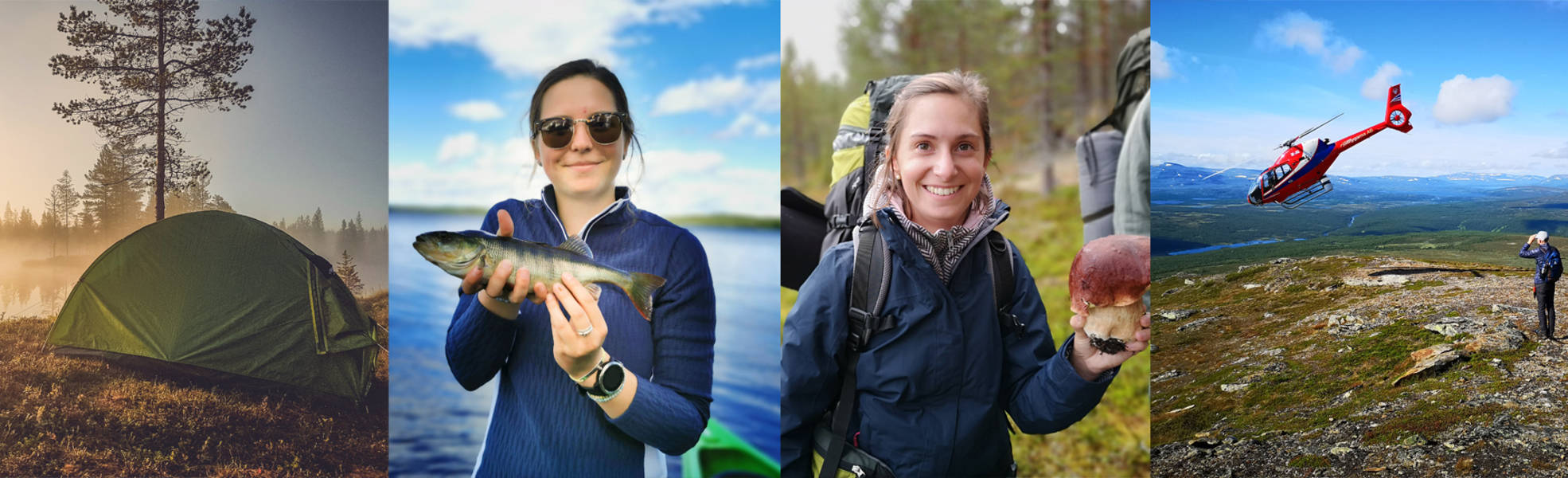 Ausgesetzt vom Helikopter in Schweden