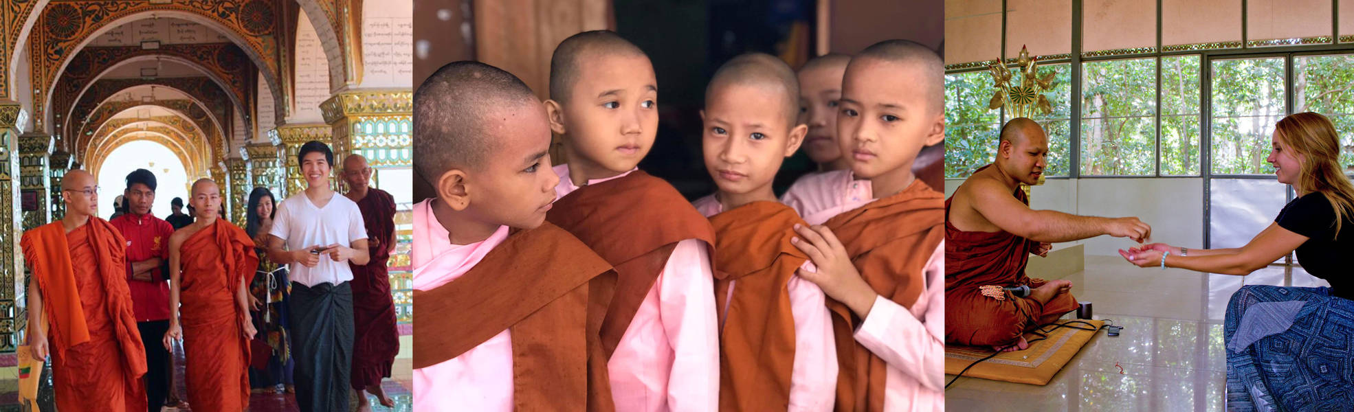 Englischunterricht für Mönche in Thailand