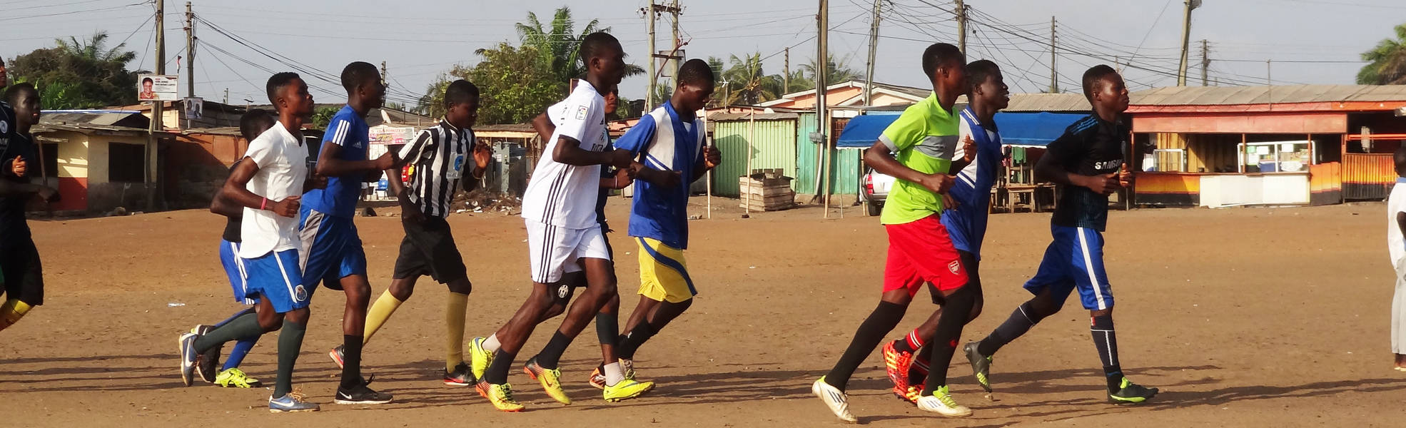 Volunteering as a football coach in Ghana