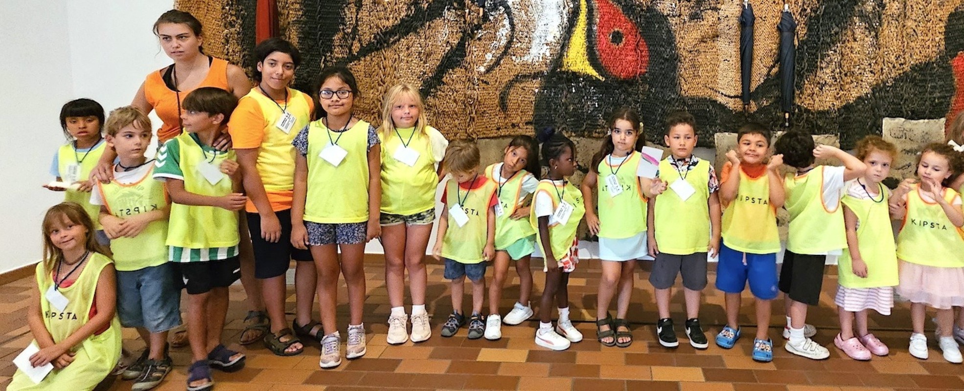 Ausflug bei der Kinderbetreuung in Barcelona