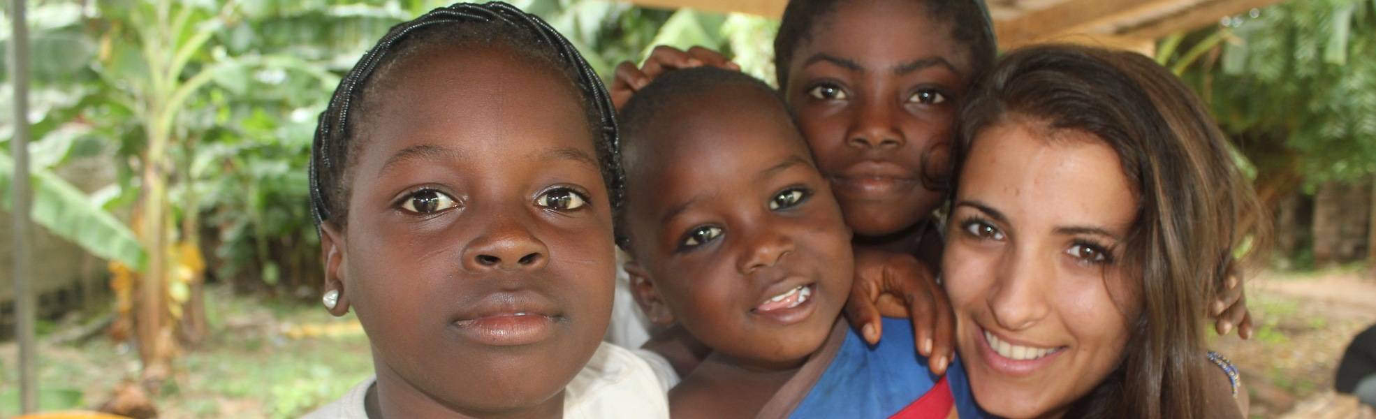 Volunteer work in street children project in Ghana