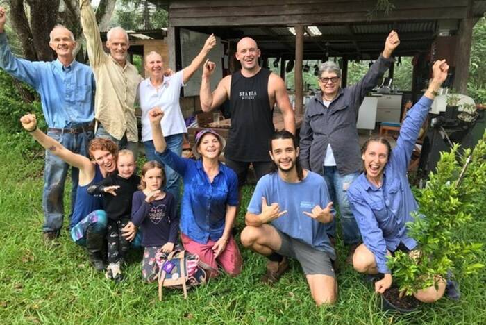 Volunteers im Eco Community Center