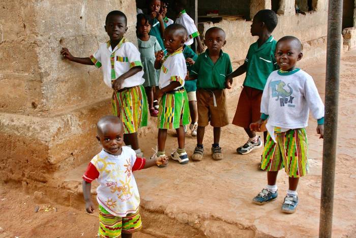 Freiwilligenarbeit in Ghana in der Kinderkrippe