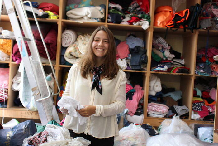 Volunteers im Charity-Shop
