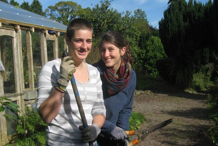Volunteers auf der Bio-Farm in Irland