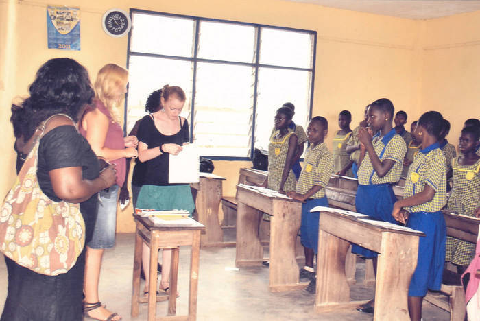 Secondary school in Ghana