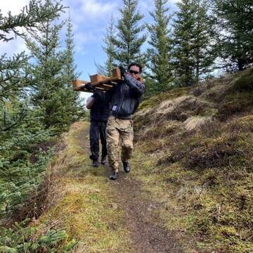 Arbeit im Eco Village