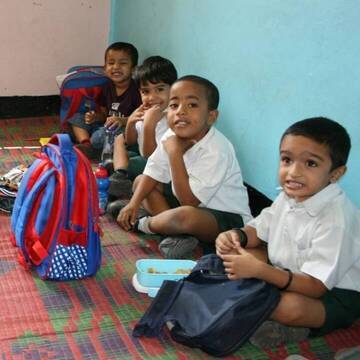 Pause im Kindergarten