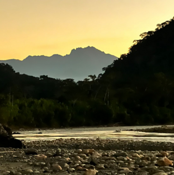 atemberaubender Sonnenuntergang