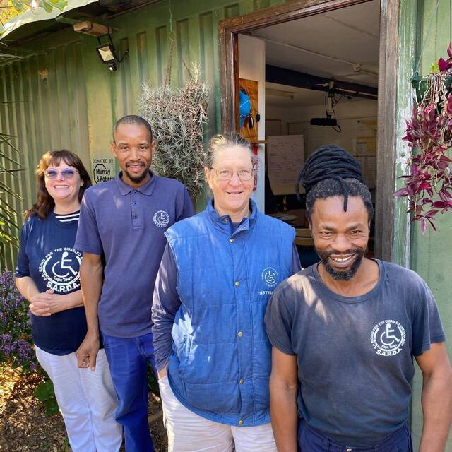Portrait Team in Kapstadt-West, Südafrika
