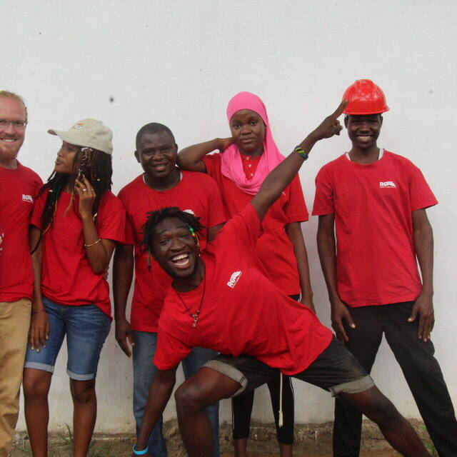 Portrait Team auf Sansibar, Tansania