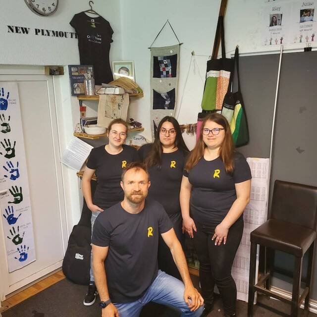 Portrait team in Romania