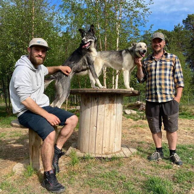 Portrait Team im Schwedisch Lappland